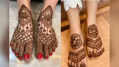 Karwa Chauth Leg Mehndi Design: इस करवा चौथ पर सजाएं पैरों को इन ट्रेंडी और खूबसूरत मेहंदी डिजाइनों से, पाएं परफेक्ट ट्रेडिशनल लुक