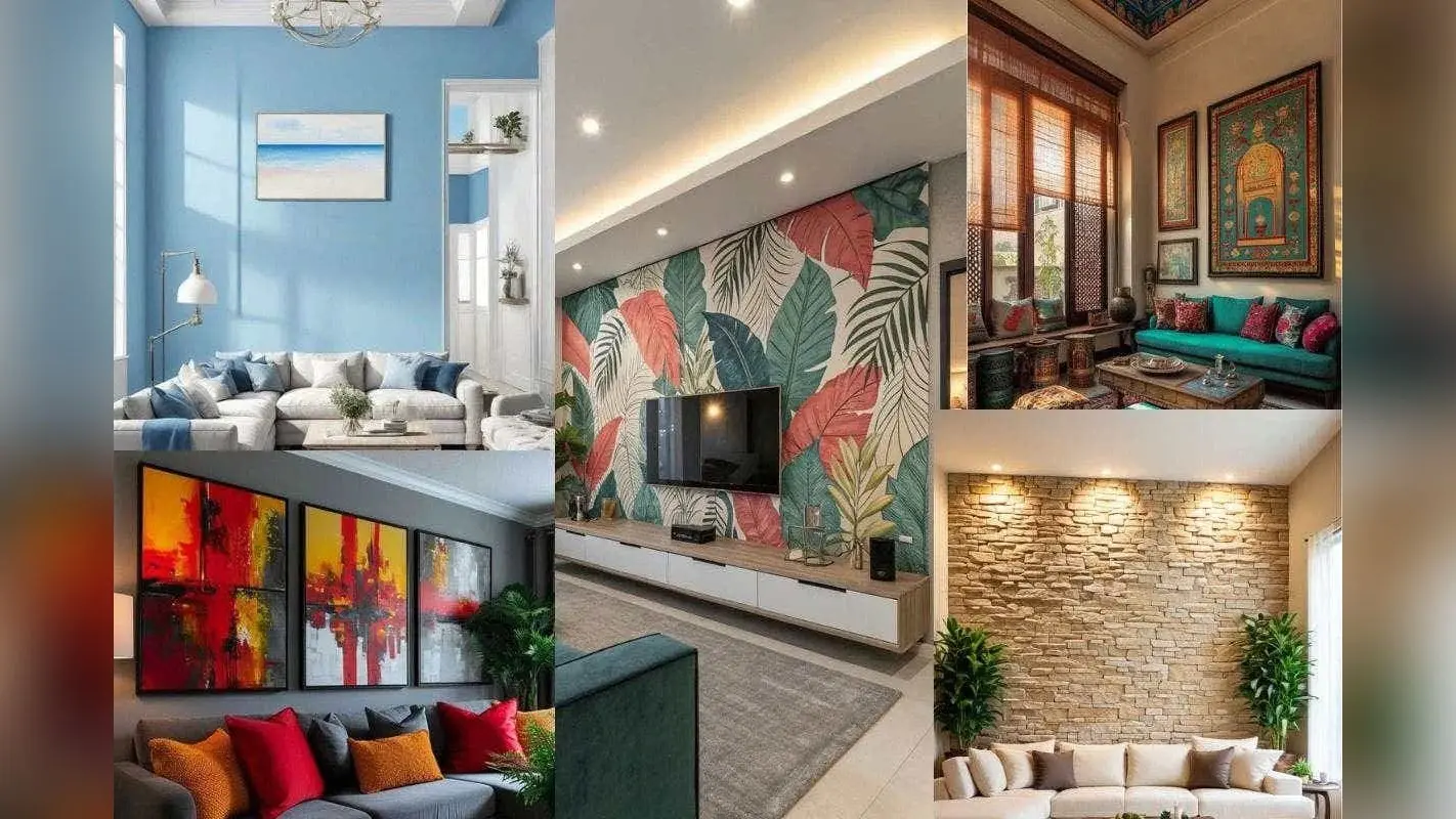 Living Room Wall Painting Ideas: लिविंग रूम की दीवारों को बनाएं घर की शान, देखें शानदार पेंटिंग आइडियाज जो हर गेस्ट को कर देंगे इंप्रेस