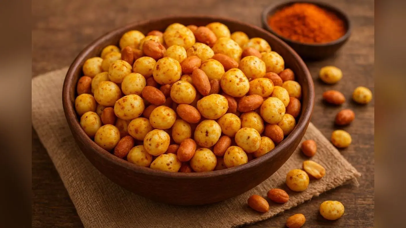 Makhana Moongfali Namkeen: 5 मिनट में बनाएं हेल्दी मखाना मूंगफली नमकीन, क्रिस्पी और यूनिक इवनिंग स्नैक जिसे हर कोई करेगा पसंद