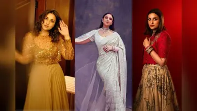 Parineeti Chopra Outfits: परिणीति चोपड़ा के 5 फैशन आइकॉन लुक्स जो आपको देंगे परफेक्ट Indo-Western स्टाइल