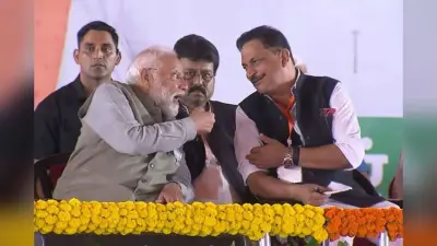 PM Modi: मंच पर भाषण दे रहे थे चिराग, तभी मोदी ने रूडी के कान में कुछ कहा, राम मंदिर का भी हुआ जिक्र