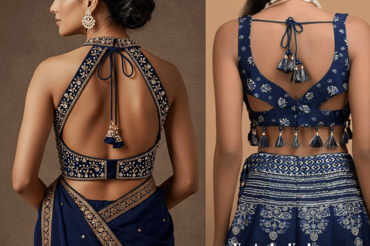 Backless blouse designs 2025