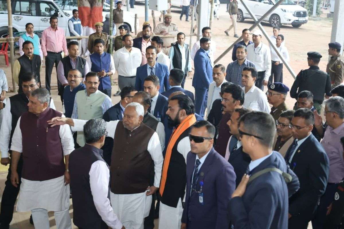 सीएम नीतीश ने शपथ ग्रहण समारोह की तैयारी का लिया जायजा, शपथ ग्रहण में मतदाता भी आमंत्रित