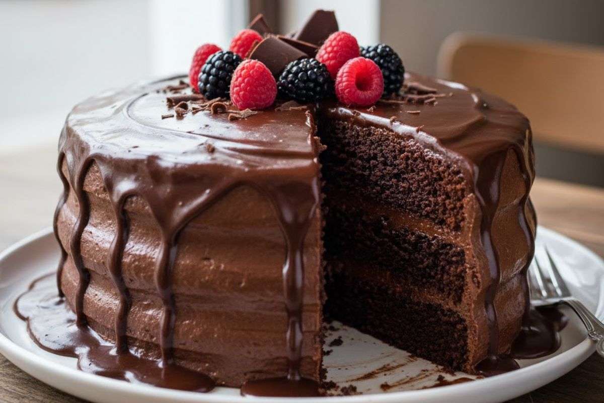 Eggless Chocolate Fudge Cake Recipe: घर पर बनाएं बेकरी जैसा एगलेस चॉकलेट फज केक, खाते ही बच्चे कहेंगे वाह