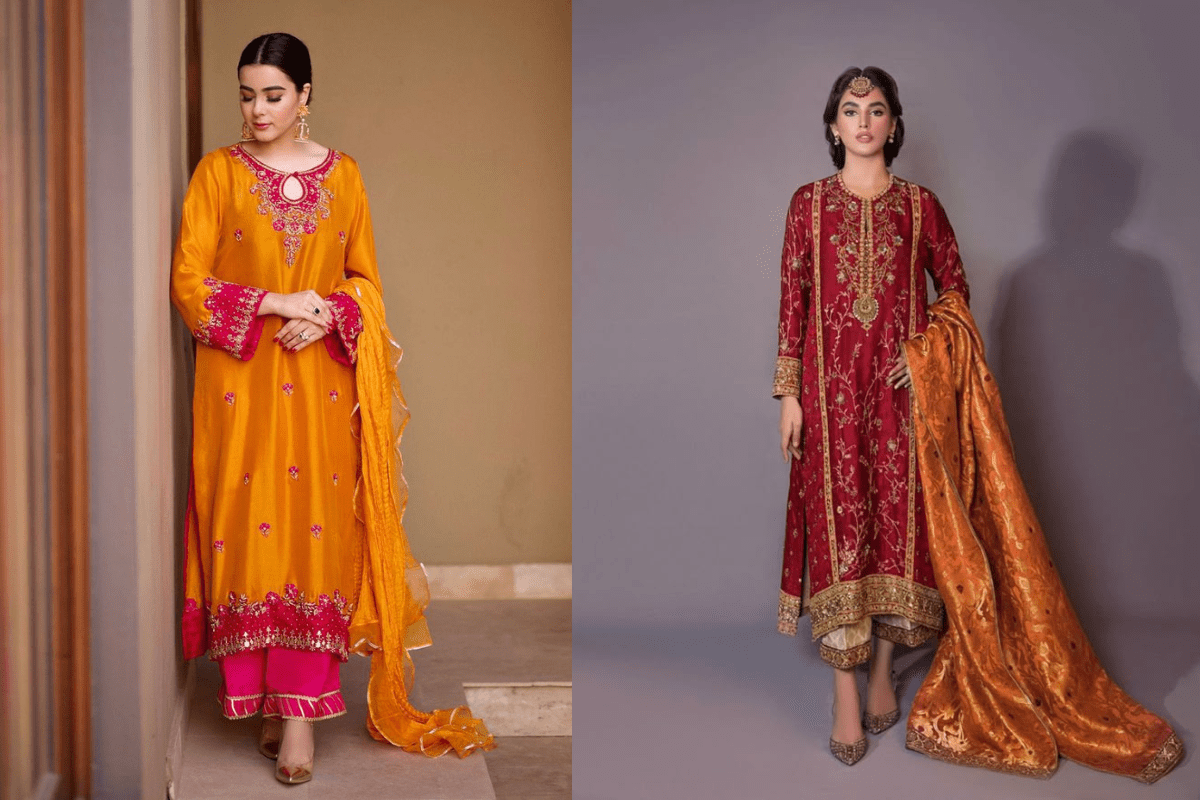 Elegant Silk & Organza Suits