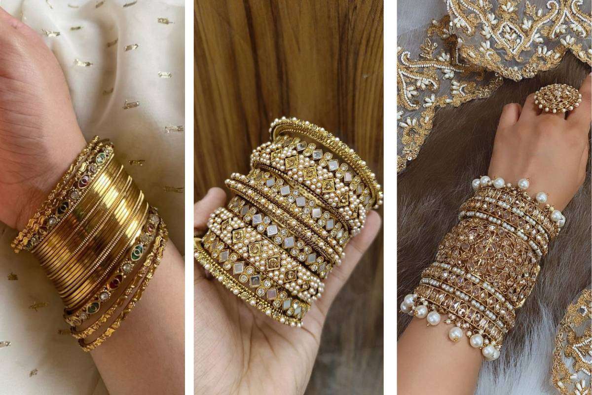 Golden Bangles Design: वेडिंग सीजन में हाथों की रौनक बढ़ाएंगी ये चमचमाती गोल्डन बैंगल्स – देखें सबसे बेस्ट डिजाइन