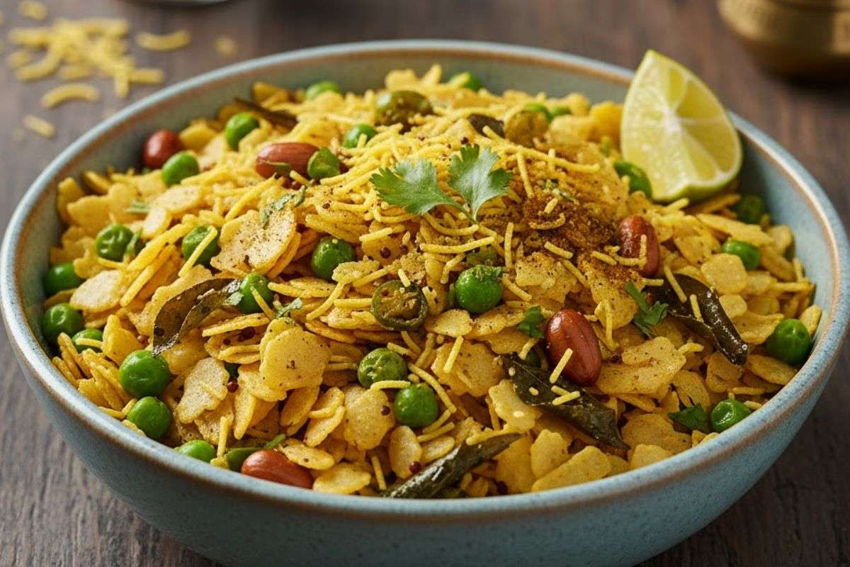 Matar Poha Chivda: मार्केट वाले स्नैक्स भूल जाएंगे, ट्राई करें घर का बना मजेदार मटर पोहा चिवड़ा