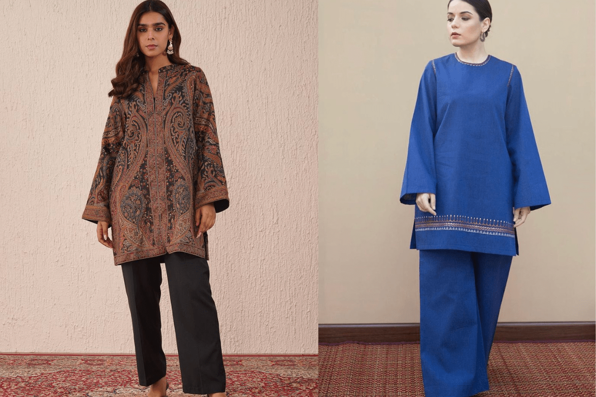 Short Woolen Kurti Designs