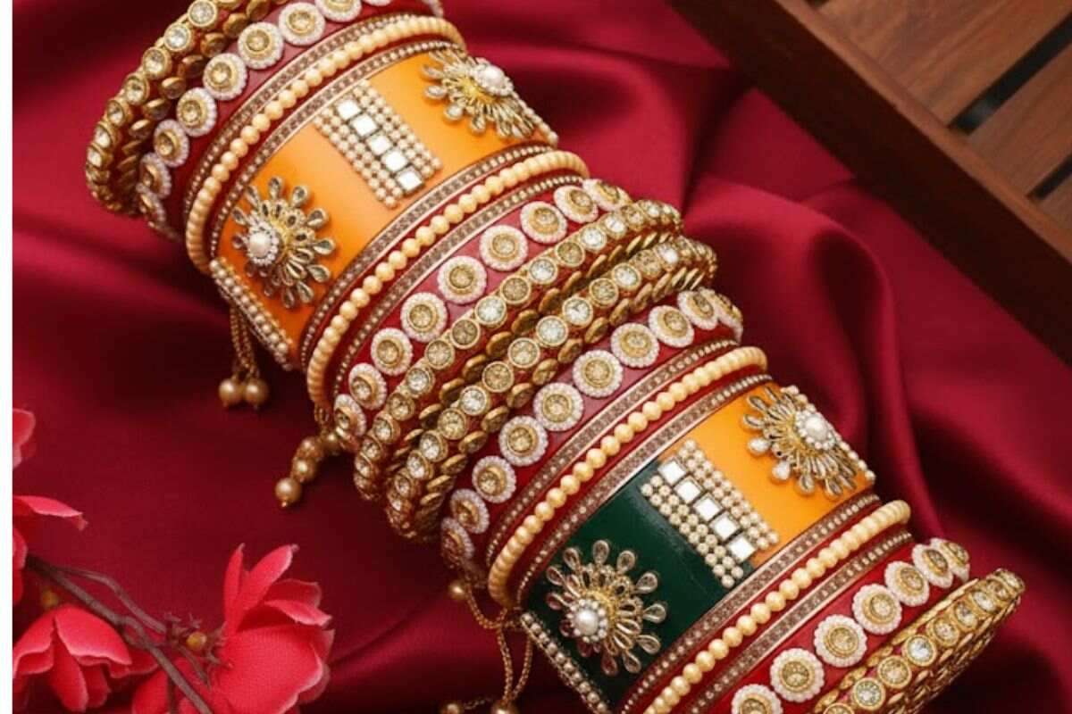 Vibrant Bridal Chura Design