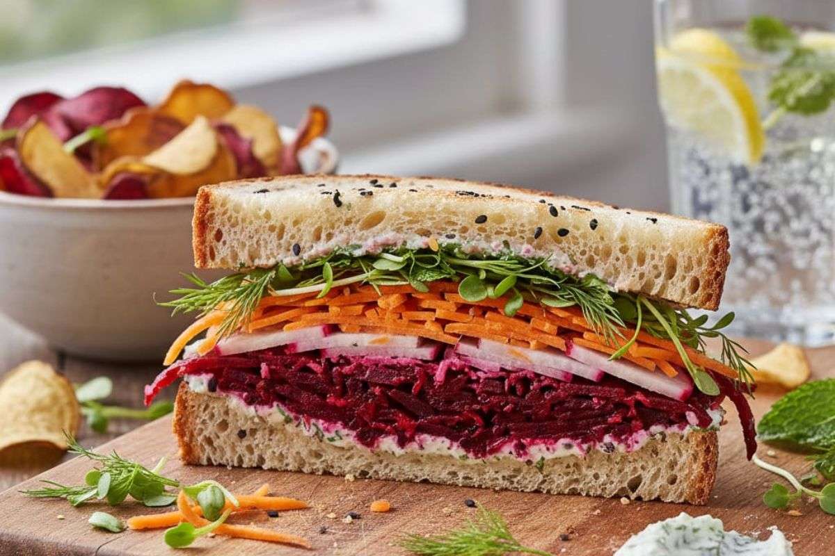 Winter Special Beetroot Carrot Sandwich: सर्दियों की भूख का रंगीन इलाज, 5 मिनट में तैयार कीजिए बीटरूट–गाजर सैंडविच