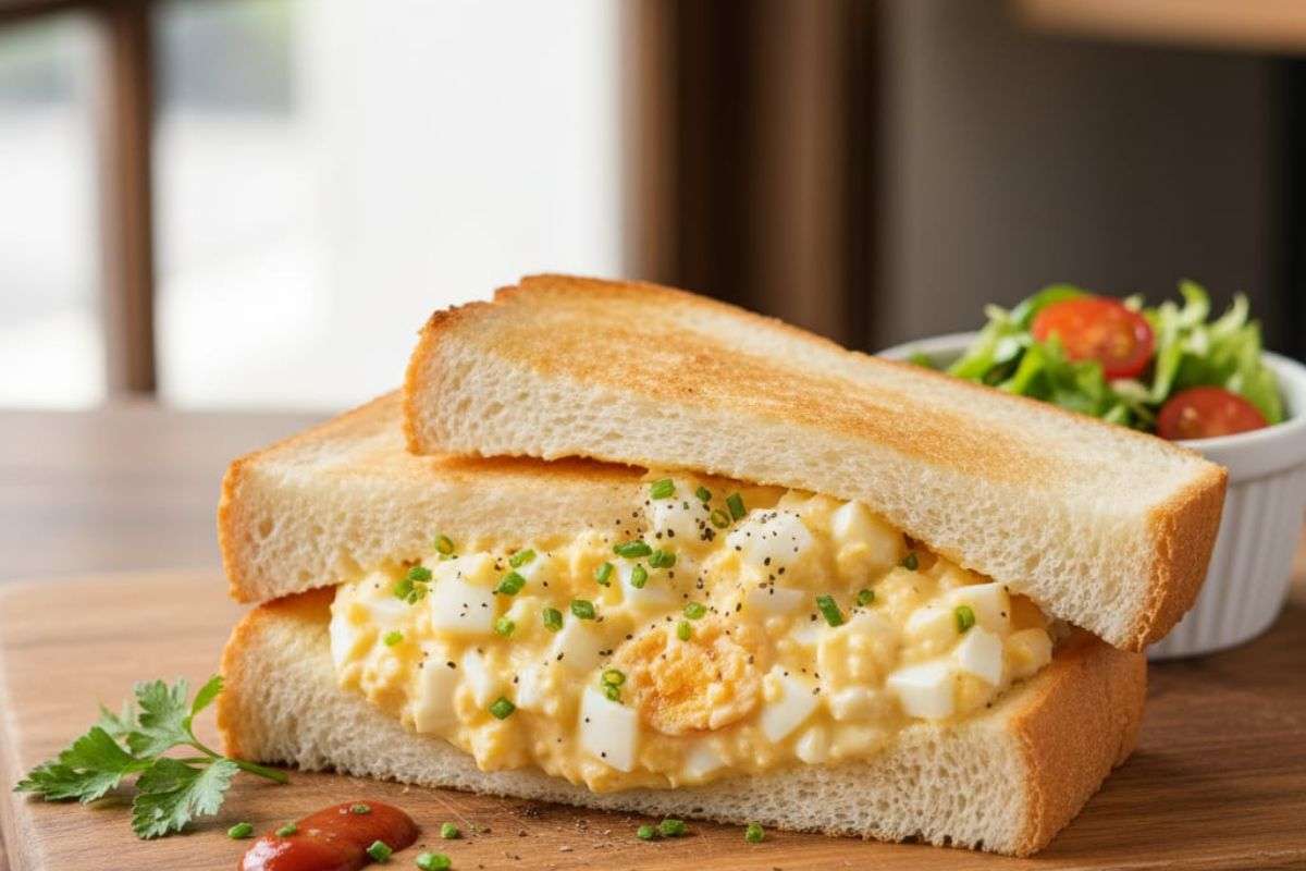 egg mayo toast