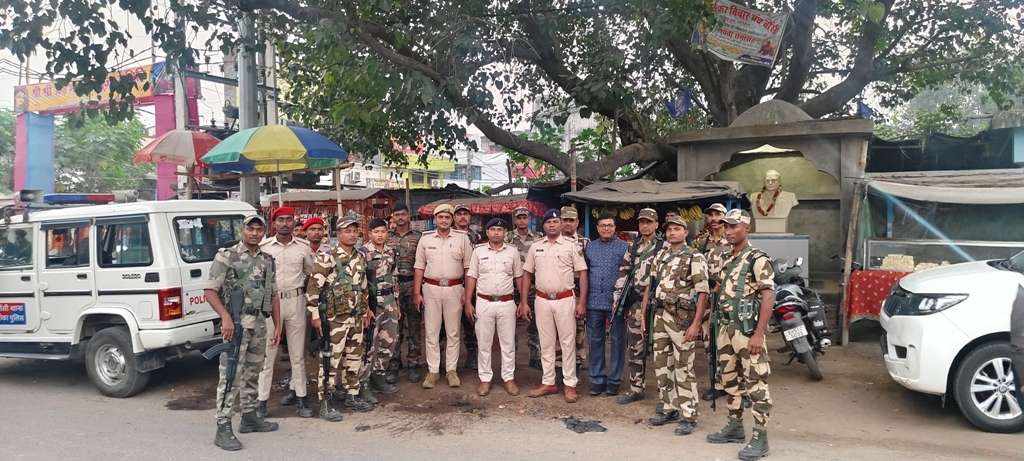 मतगणना के नतीजे घोषित होने के बाद कड़ी हुई सुरक्षा व्यवस्था