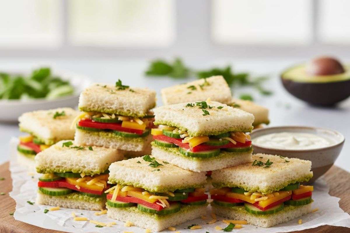 mini cheese sandwich bites