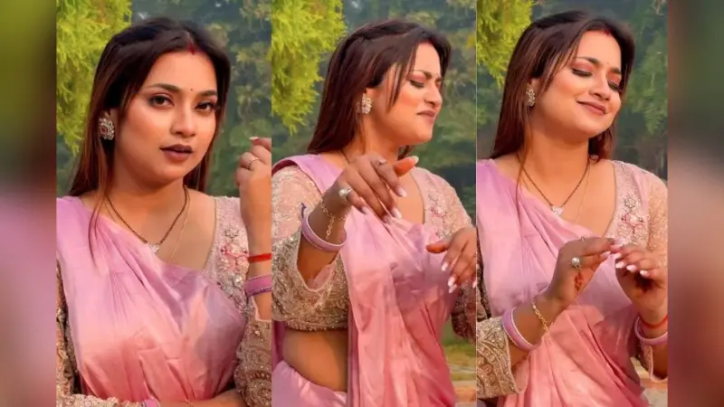 Bhojpuri: गुलाबी साड़ी में छाईं आस्था सिंह, नया गाना ‘दुल्हा बनाईब’ रील से मचा धमाल, फैंस कर रहे तारीफों की बारिश