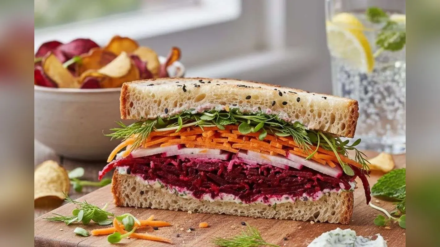 Winter Special Beetroot Carrot Sandwich: सर्दियों की भूख का रंगीन इलाज, 5 मिनट में तैयार कीजिए बीटरूट–गाजर सैंडविच