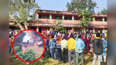 Bihar Elections 2025 Photos: बिहार के इस गांव में 20 साल बाद हो रही वोटिंग, ड्रोन से ली गई तस्वीर में देखिये माहौल
