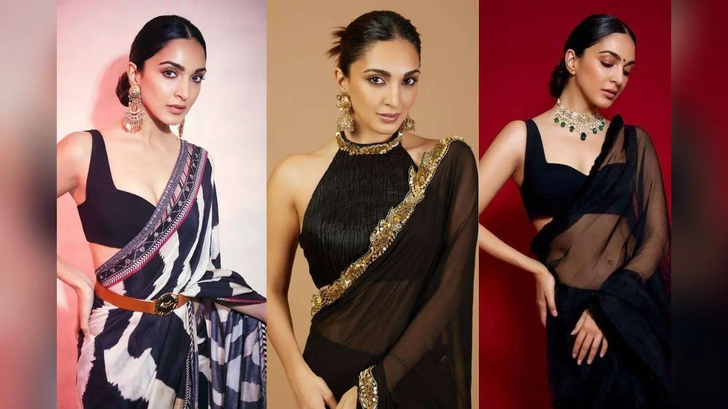Black Sleeveless Blouse Design: कियारा आडवाणी की तरह पहनें ये स्लीवलेस ब्लाउज देखें न्यू डिजाइन