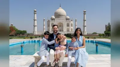 Donald Trump Son visit Taj Mahal: अमेरिकी राष्ट्रपति डोनाल्ड ट्रंप के बेटे ने ताजमहल का किया दीदार, देखें तस्वीरें
