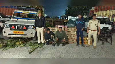उत्पाद विभाग की टीम ने यूपी के दो शराब तस्करों को किया गिरफ्तार
