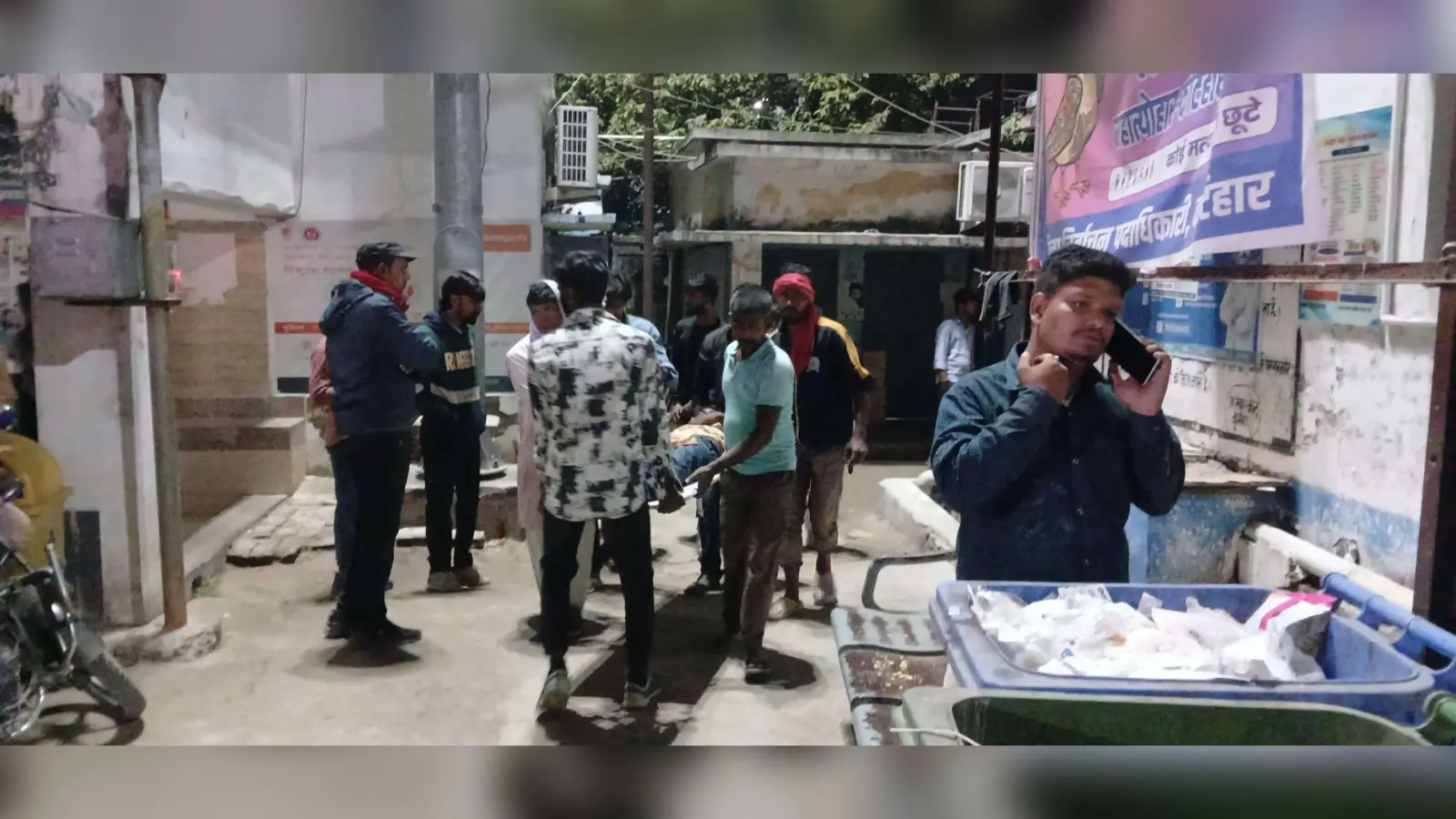 ट्रैक्टर- बाइक की टक्कर में दो युवक घायल