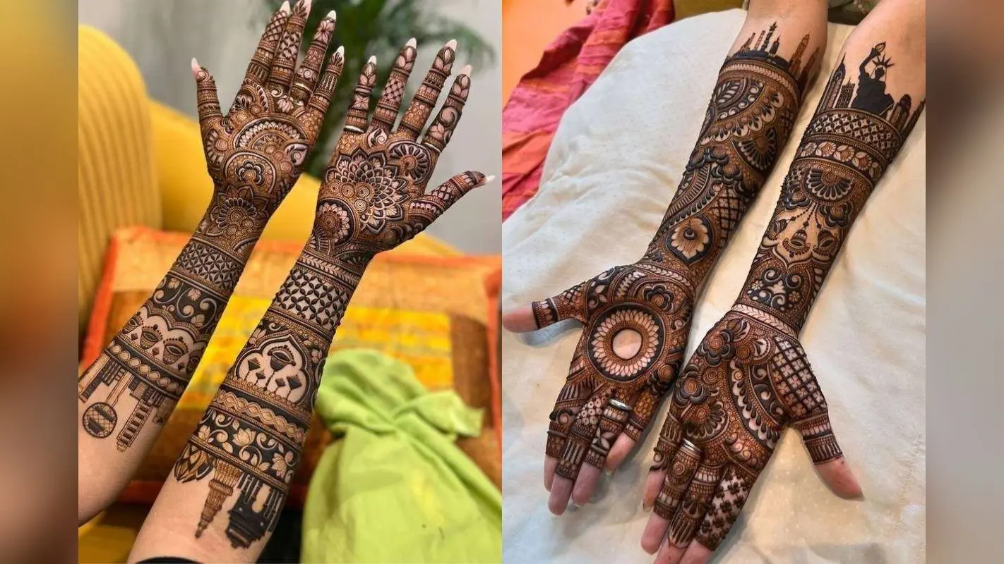 Full Hand Bridal Mehndi Design: दुल्हन के हाथों में खूब जचेंगे ये लेटेस्ट फुल हैंड मेहंदी डिजाइन