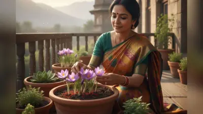 Gamle Men Kesar Kaise Ugaye: अब घर पर उगाएं ‘कश्मीर का सोना’, जानिए गमले में केसर उगाने का आसान तरीका