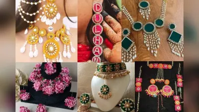 Haldi Jewellery Ideas: हल्दी और मेहंदी के लिए ट्राई करें ये स्टाइलिश, कलरफुल और हल्के ज्वेलरी डिजाइन्स
