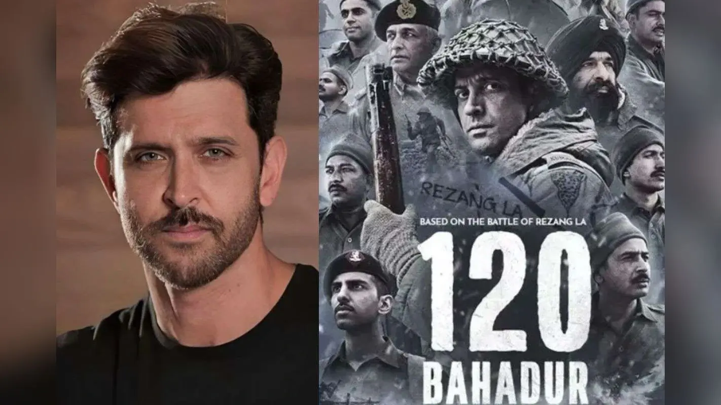 120 Bahadur: ऋतिक रोशन ने किया फरहान अख्तर की फिल्म का जबरदस्त रिव्यू, कहा- पीठ थपथपाई जानी चाहिए