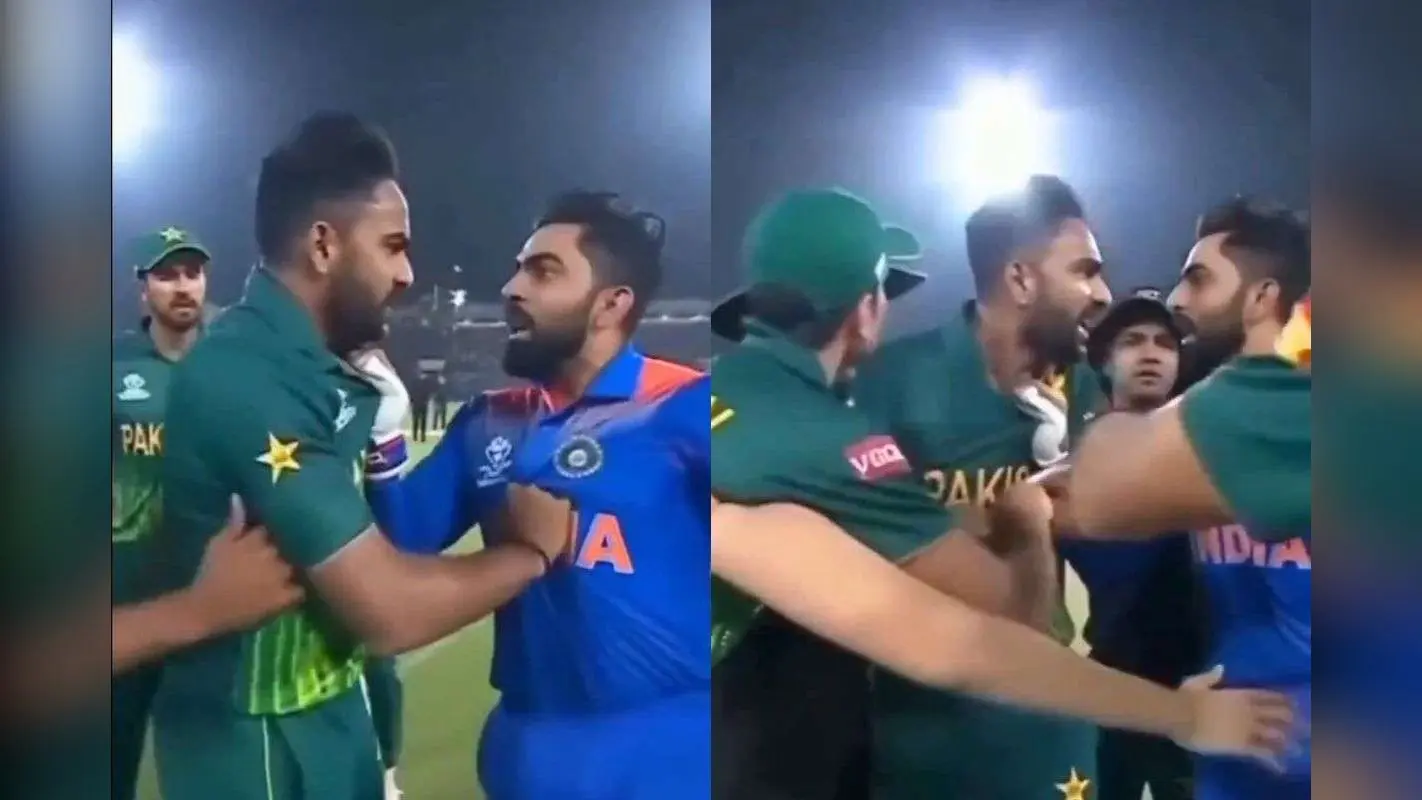 Viral Video: IND vs PAK मैच में खिलाड़ियों के बीच हुई लडाई! जानें क्या है इसके पीछे का सच?