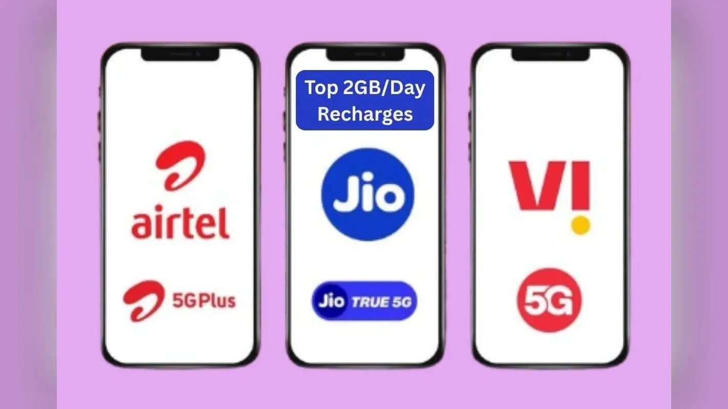 2GB डेली डेटा चाहिए? Jio, Airtel और Vi में किसका प्लान है सबसे ज्यादा वैल्यू फॉर मनी?