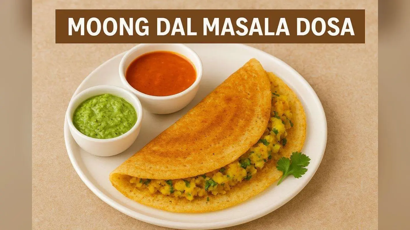 Moong Dal Masala Dosa: होटल स्टाइल घर पर बनाएं मूंग दाल मसाला डोसा, बनाने का तरीका भी है आसान