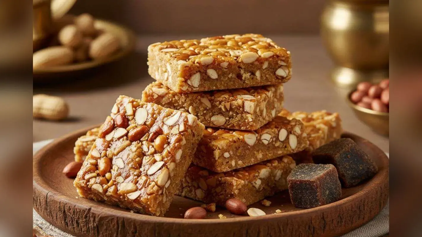 Peanut Gajak Recipe: ठंड का मजा करें दोगुना, घर पर बनाएं इस आसान तरीके से कुरकुरी मूंगफली गजक