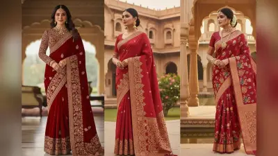 Red Saree Design Ideas: शादी के बाद के फंक्शन में दिखें खूबसूरत, ट्राई करें ये स्टाइलिश रेड साड़ी डिजाइन