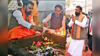 Samrat Chaudhary In Action: गृहमंत्री की कुर्सी संभालने से पहले सम्राट का ‘योगी स्टाइल’ रोड शो, मंदिर में पूजा, मुंगेर में बुलडोजर से भव्य स्वागत