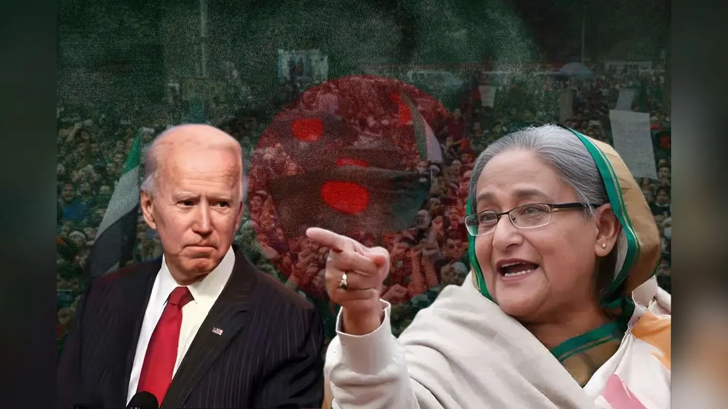 बाइडेन सरकार की वजह से मां की सरकार गिरी, शेख हसीना के बेटे का बड़ा आरोप, डोनाल्ड ट्रंप के लिए कही ये बात