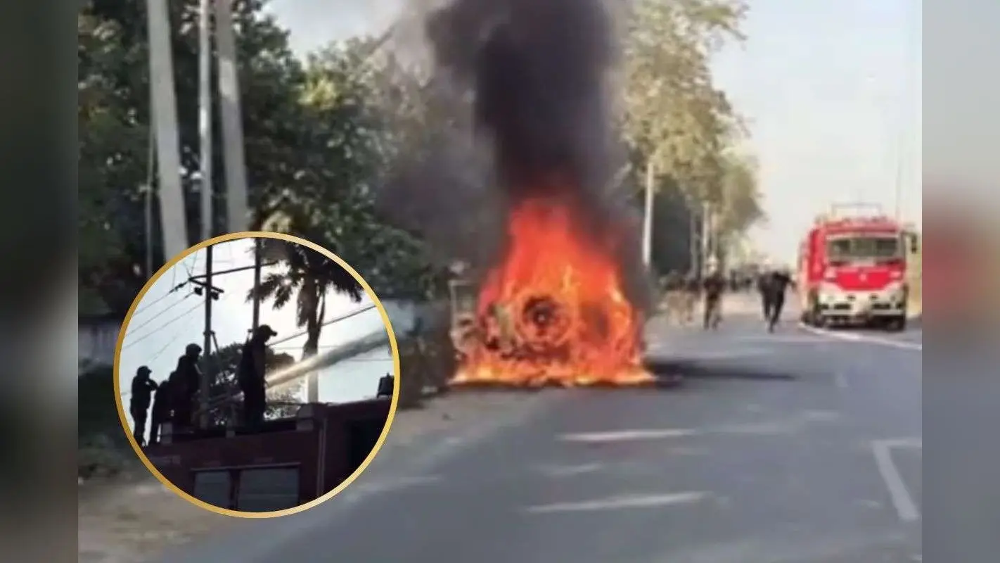 Watch Video : थार अचानक बन गया आग का गोला, डरावना वीडियो आया सामने