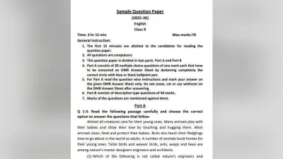 20 MCQ और 10 सवाल, 70 अंकों का होगा यूपी बोर्ड 10वीं इंग्लिश का पेपर