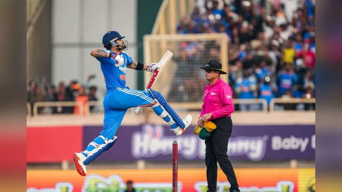 Virat Kohli Records In JSCA: रांची में फिर गरजा किंग कोहली का बल्ला, ऐसा करने वाले बन गए पहले खिलाड़ी