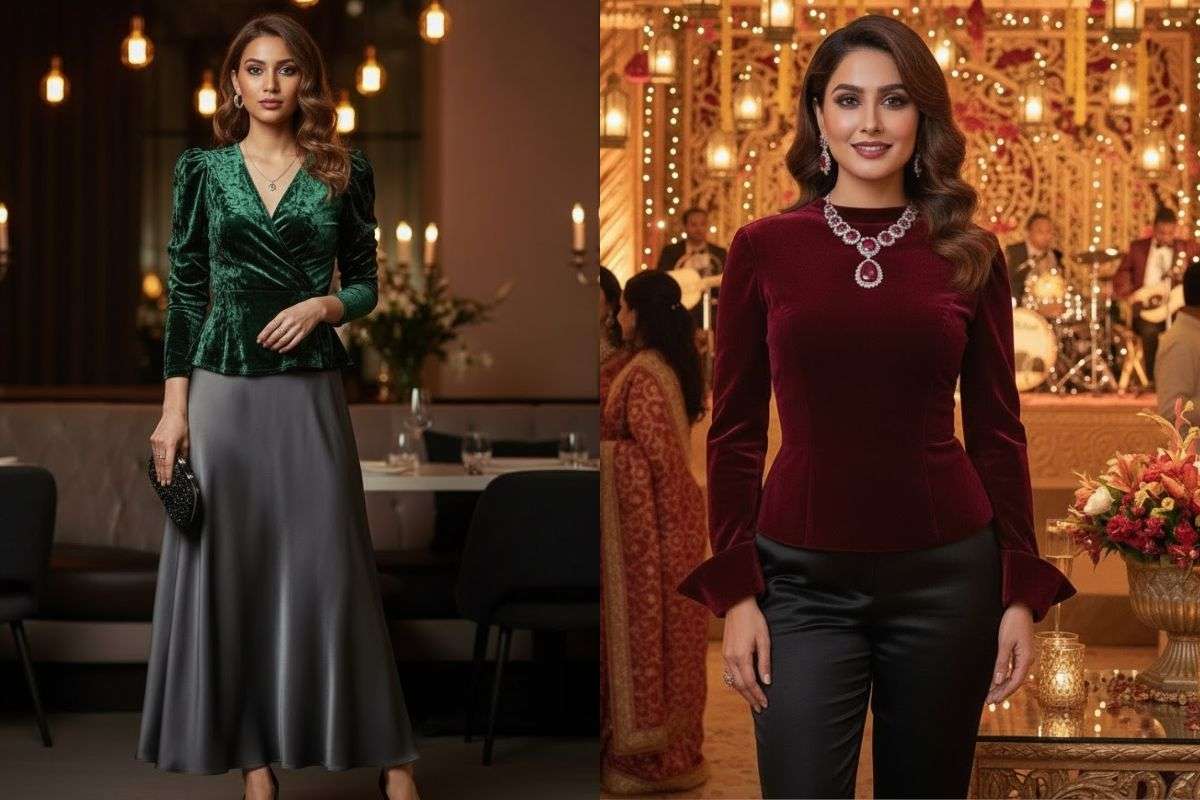 velvet top design