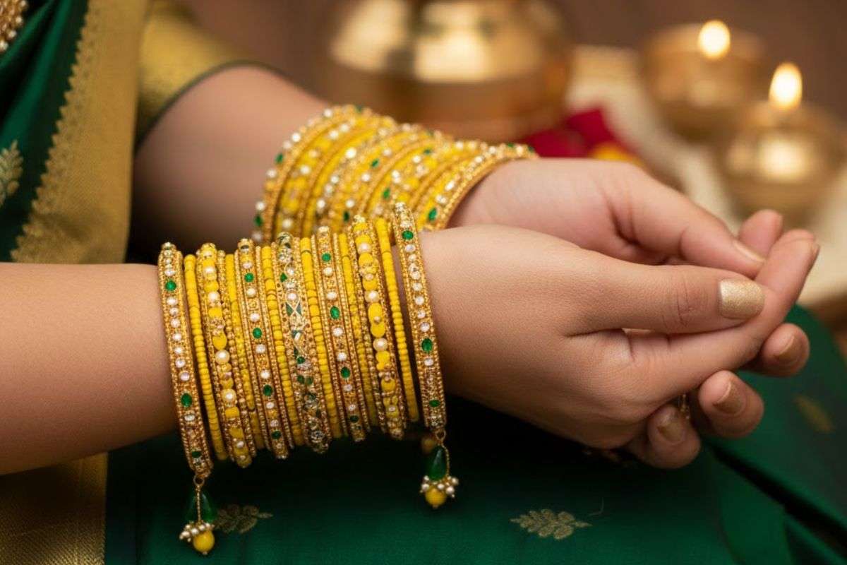 Yellow Bangles Design