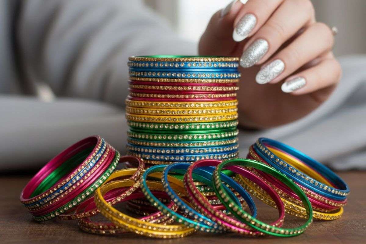Colourful Metal Bangle