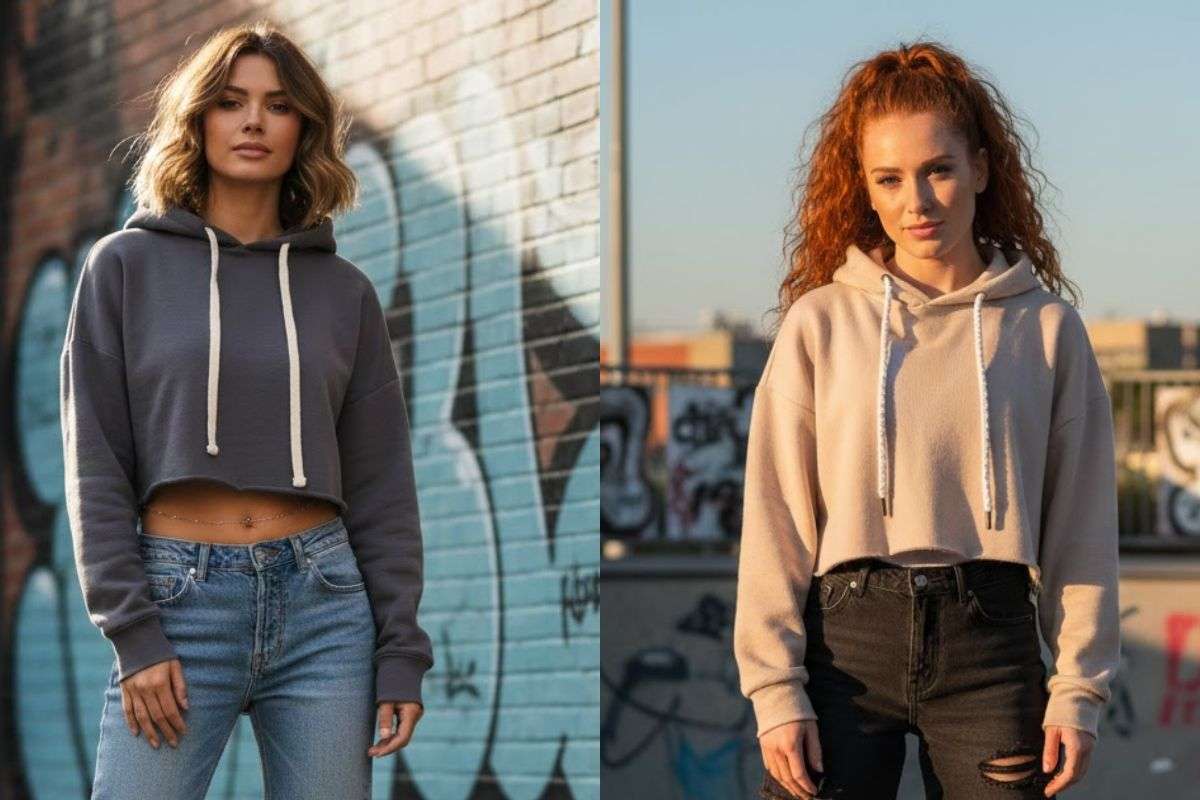 Crop Style Hoodie