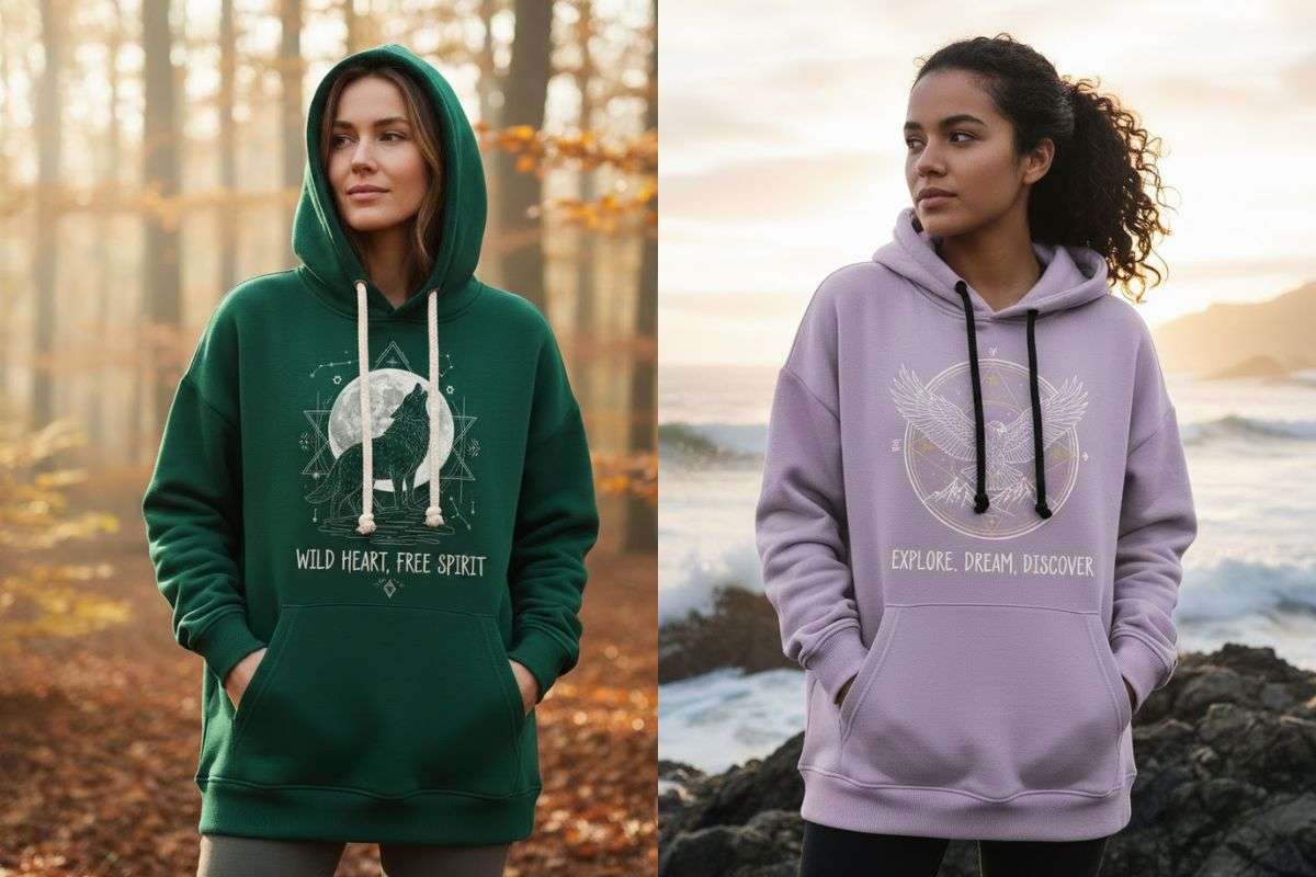 Printed Hoodie