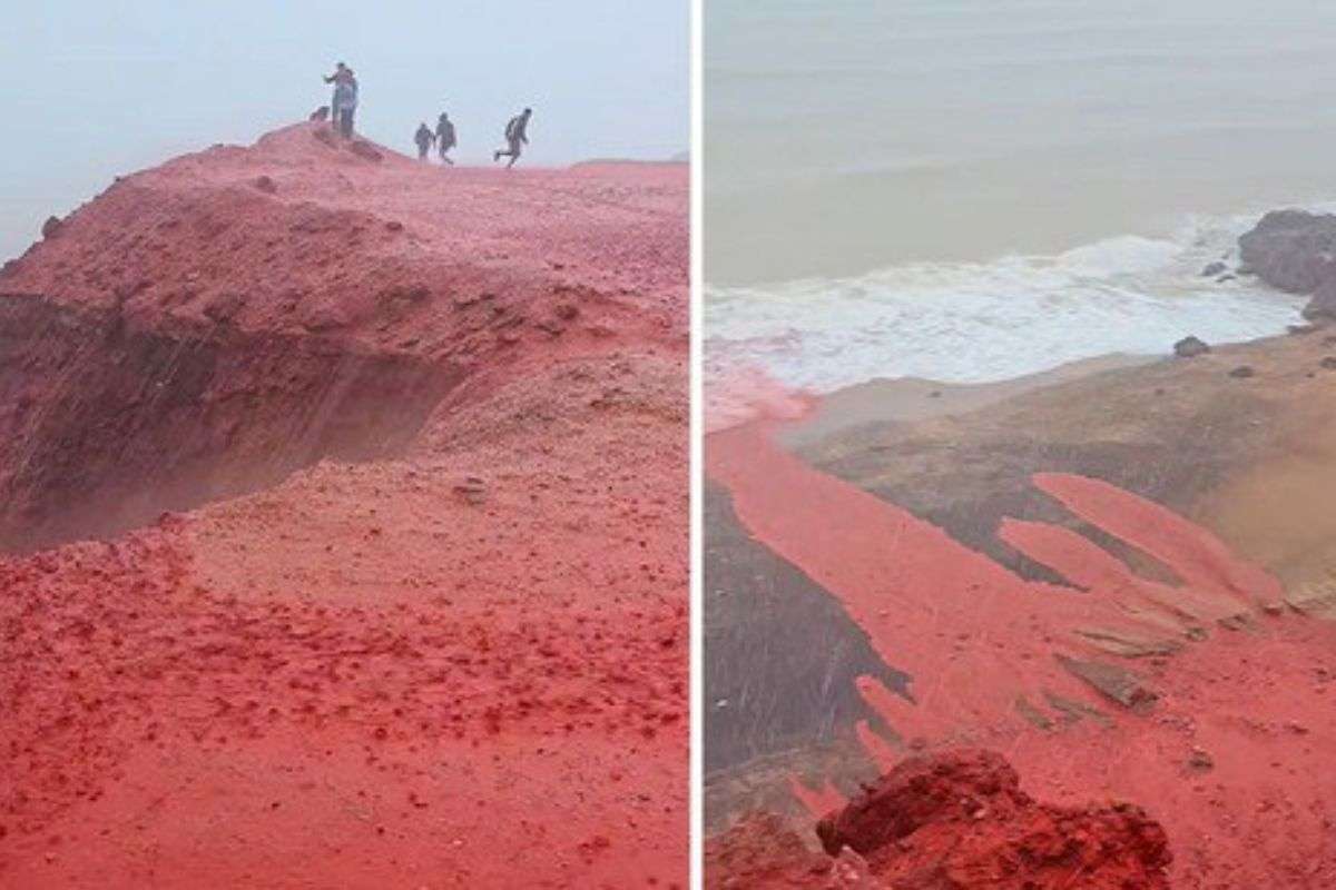 Hormuz Island in Persian Gulf