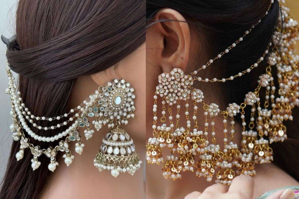 Kundan Jhumkas (Image Source: Pinterest)