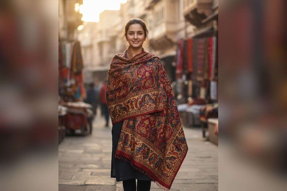 Printed Woolen Shawl
