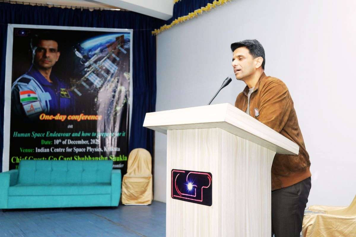 2040 तक मनुष्य को चांद पर भेजने का है भारत का लक्ष्य, कोलकाता में बोले शुभांशु शुक्ला