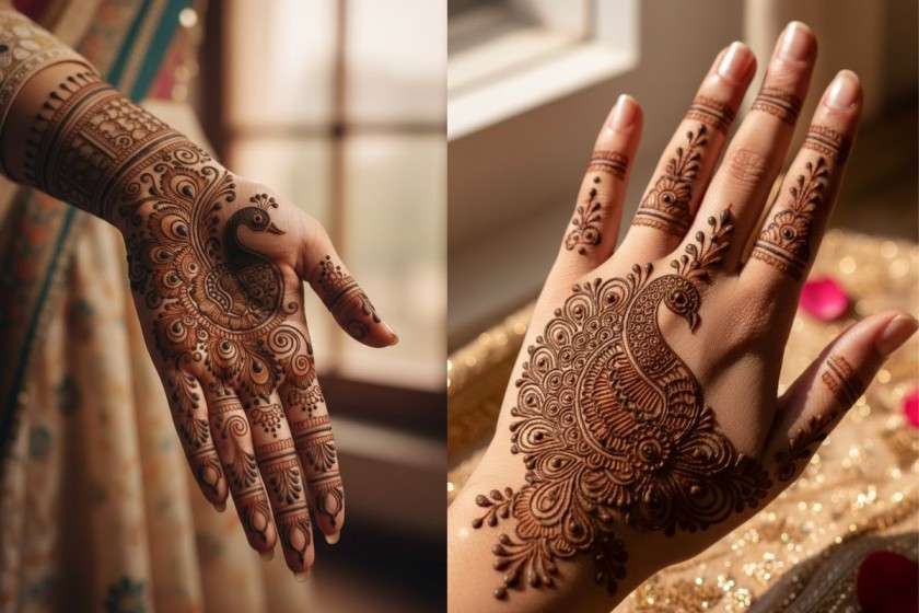 Peacock Mehndi Design