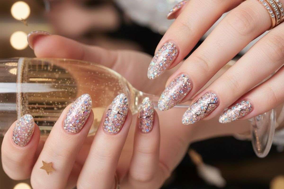 Glitter Nail Art Design