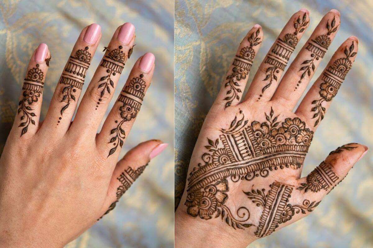 Finger Mehndi Design